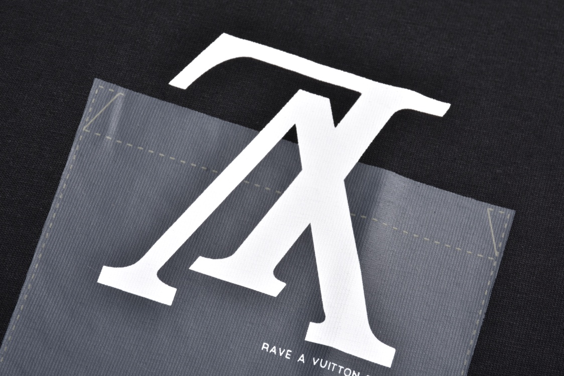 22ss fake pocket print short-sleeved T-shirt