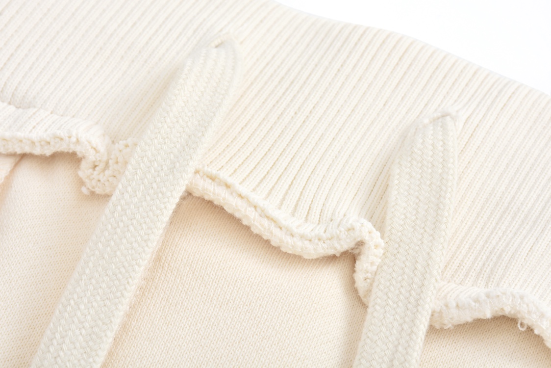 Embroidered logo panel trousers