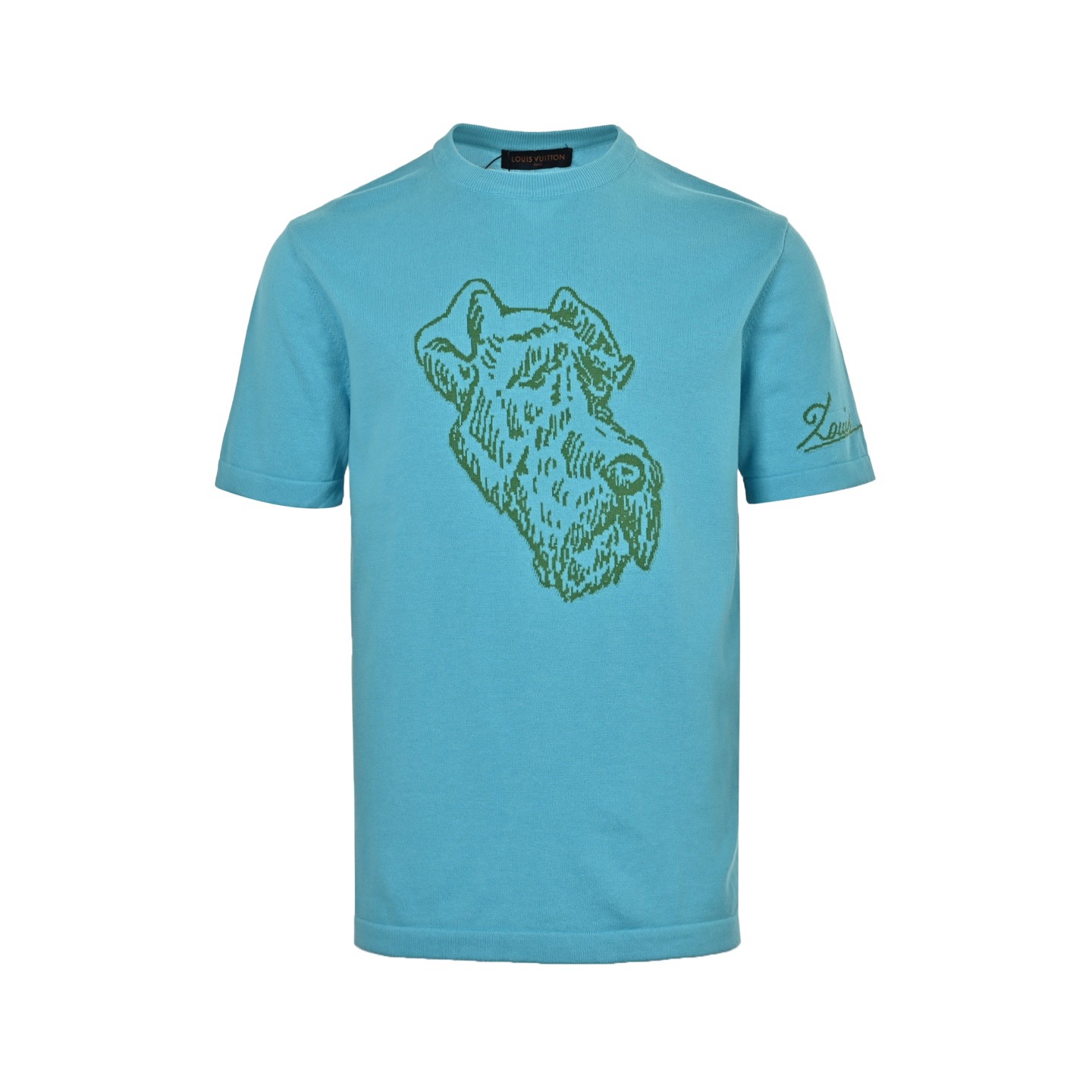 25SS Puppy Jacquard Knit Tee