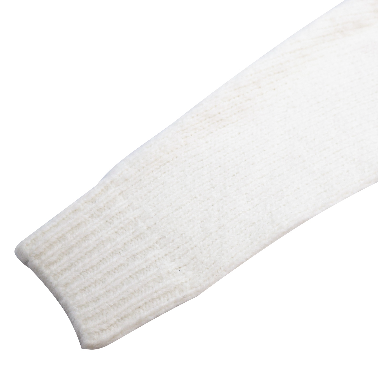 Embroidered pearl logo knitted sweater