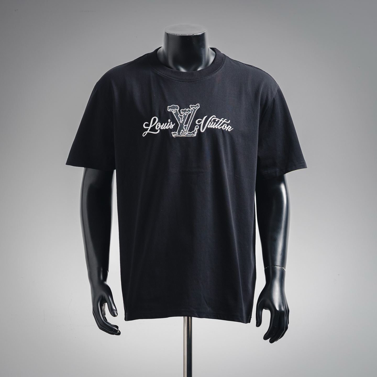 25ss Embroidered Logo Short Sleeve T-shirt