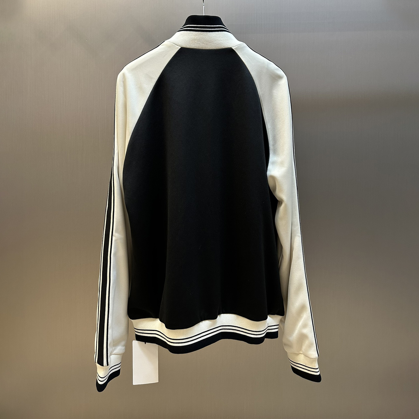 Embroidered Arc de Triomphe Baseball Jacket