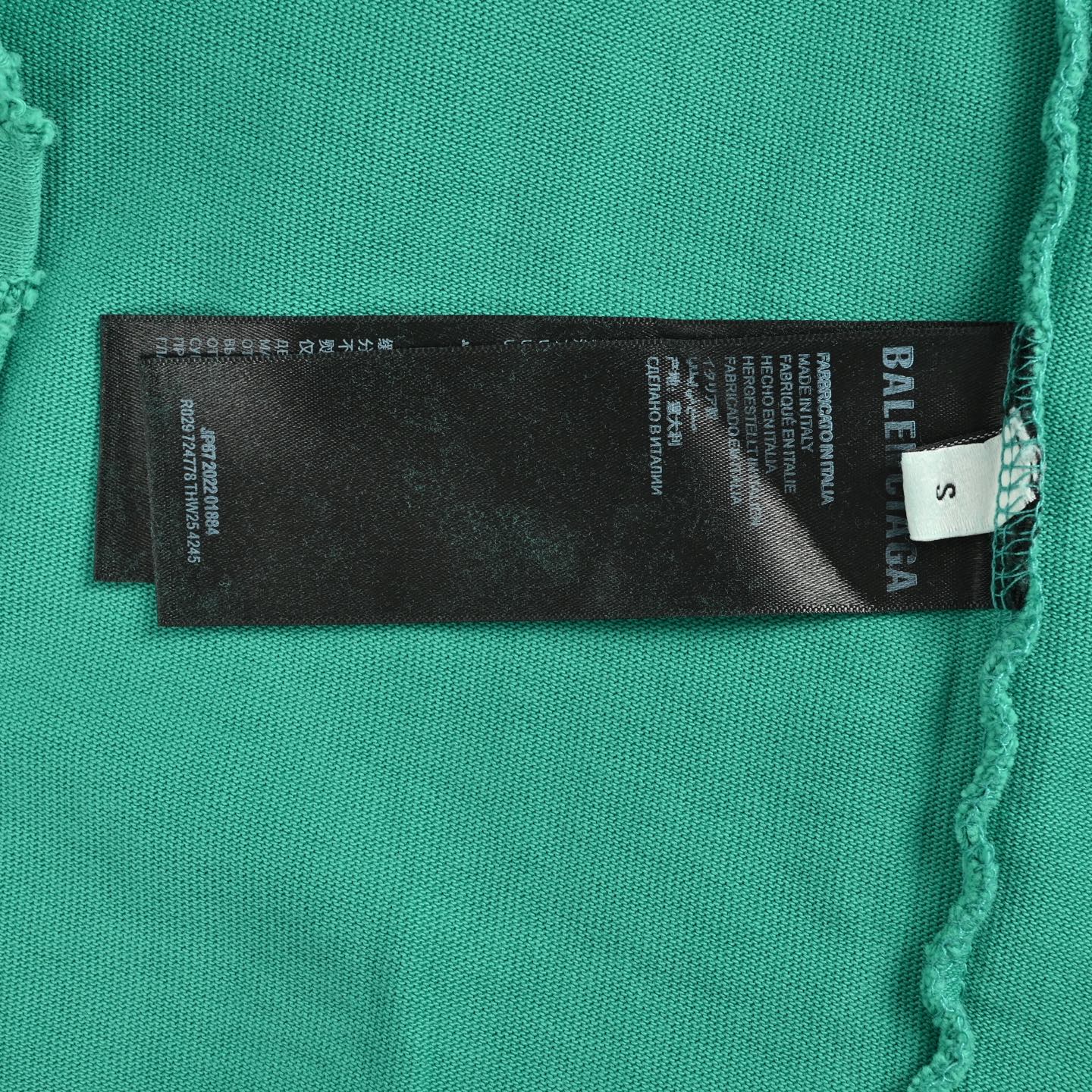 Retro Washed Coke Wave Embroidered T-Shirt