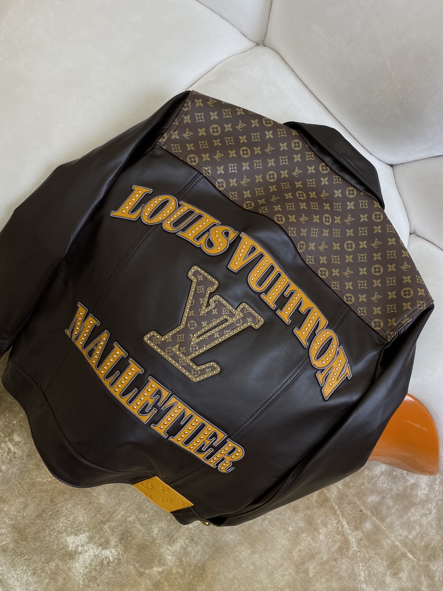 Monogram Leather Jacket