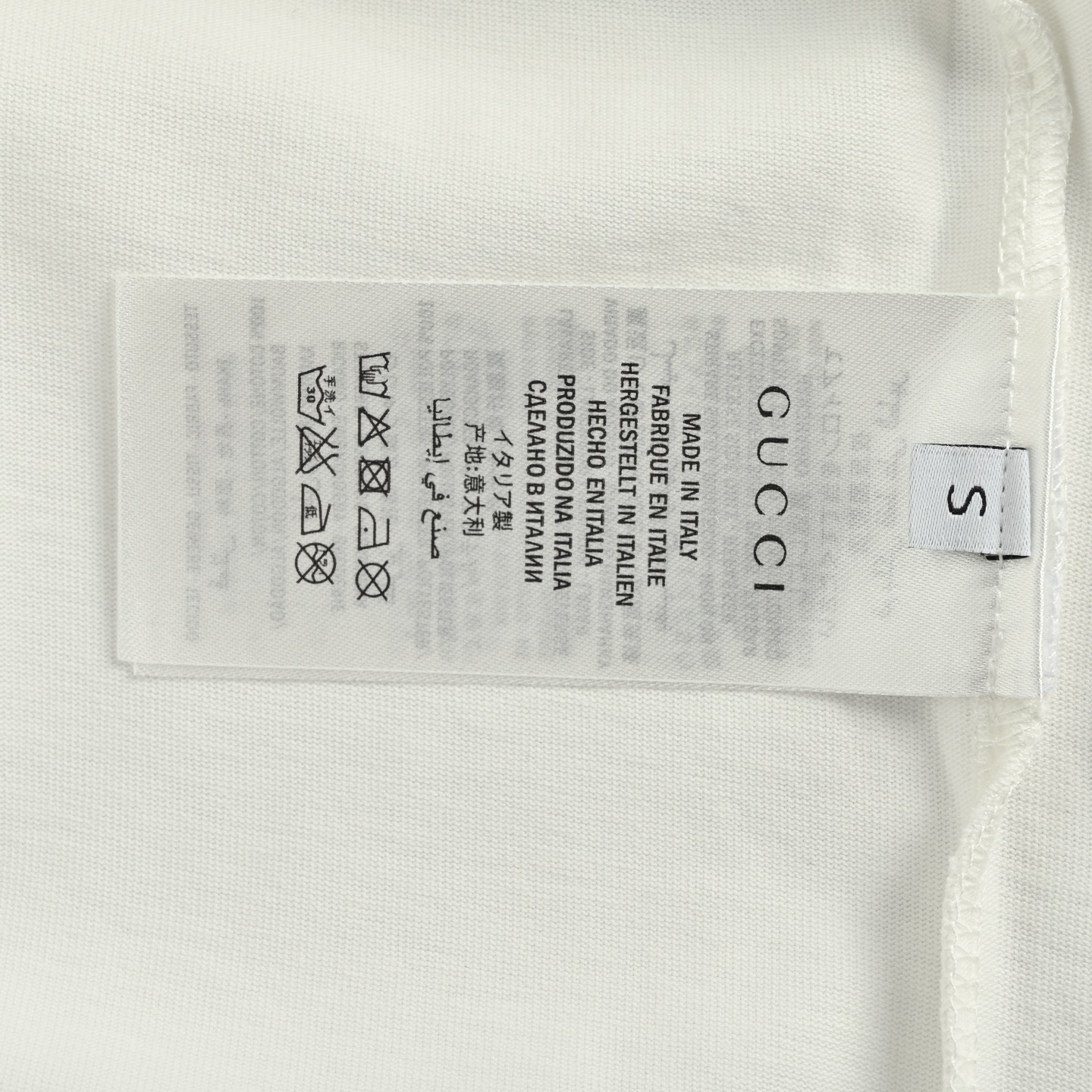 25SS Chest Letter Badge Print T-Shirt