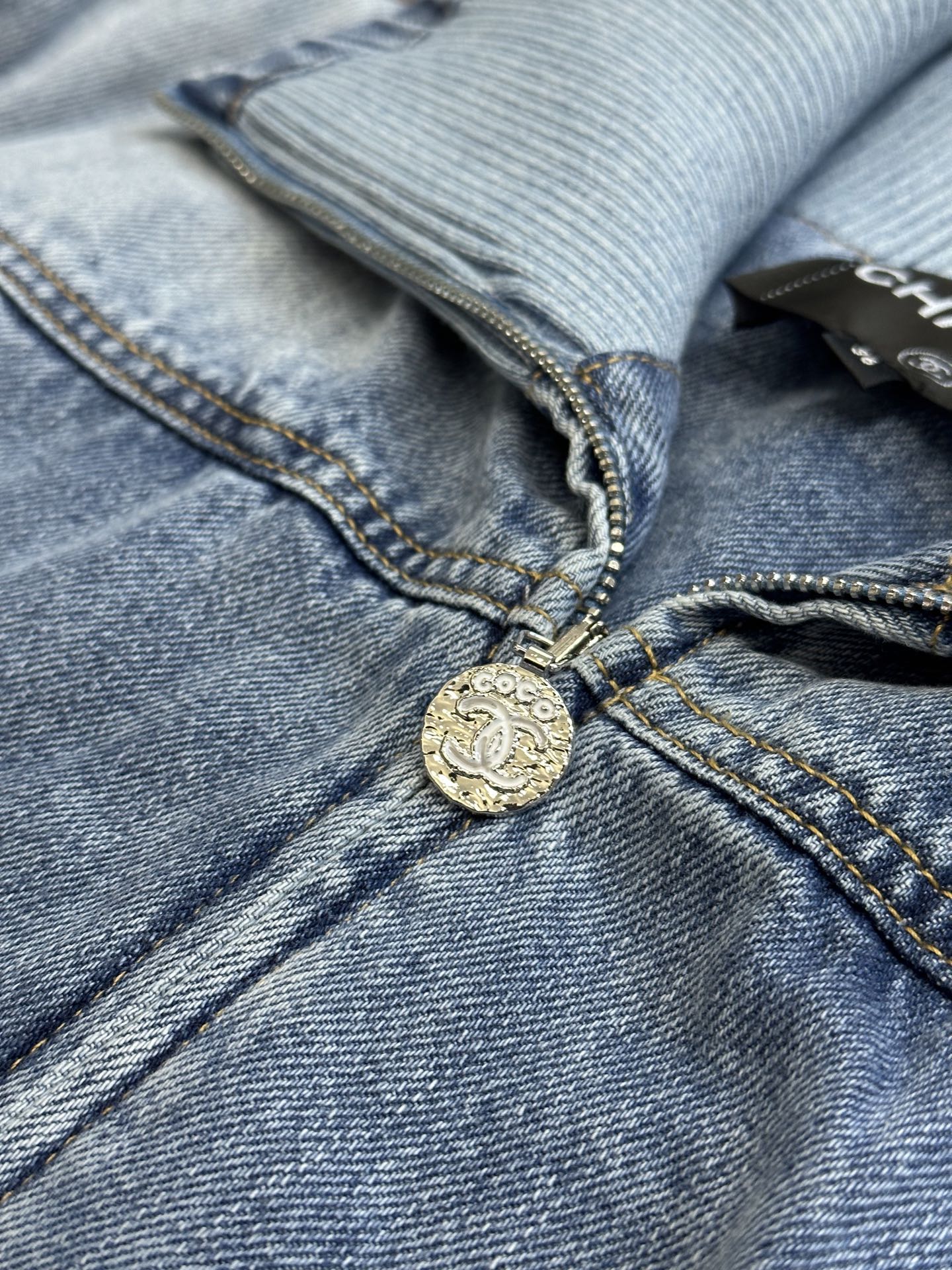 Distressed Denim Jacket