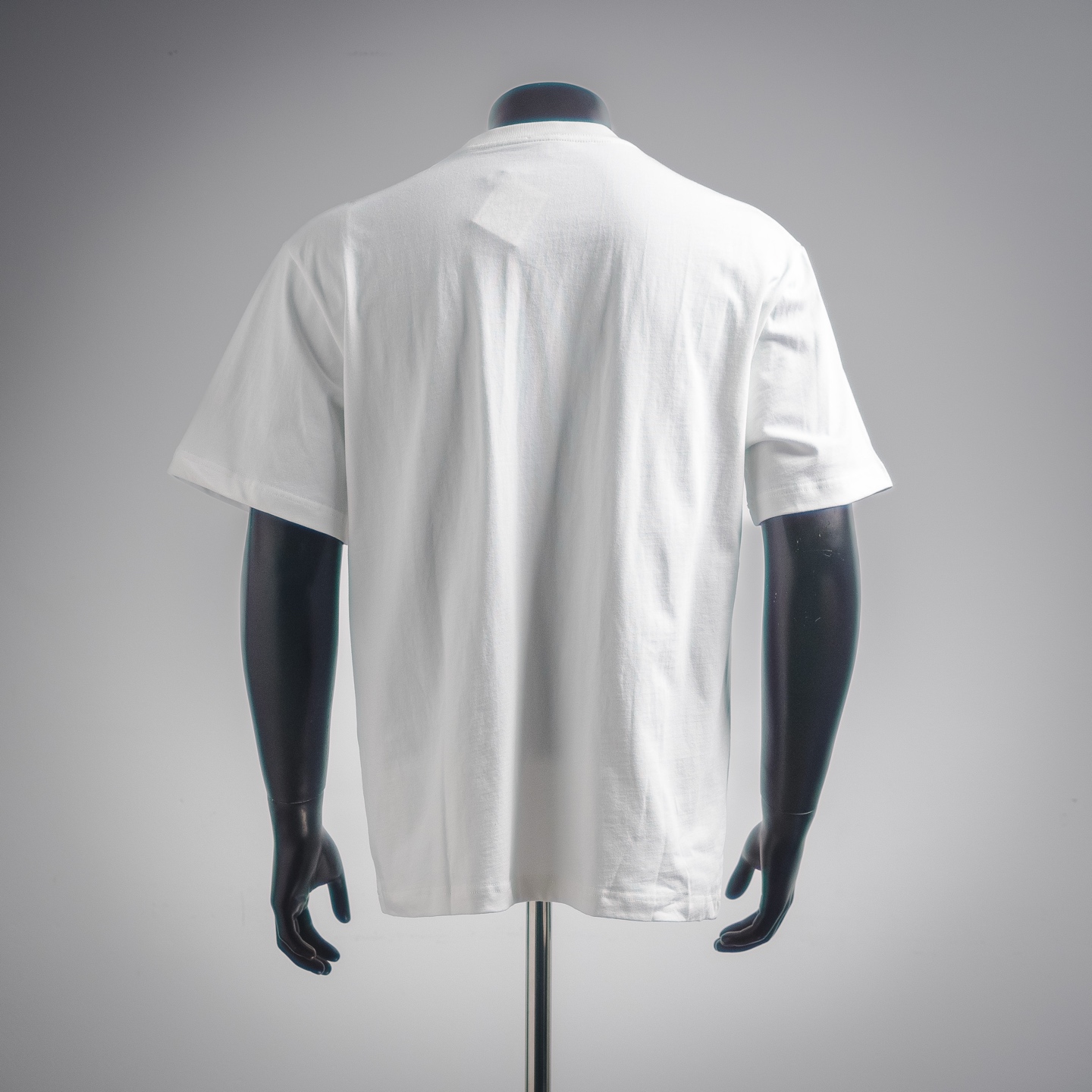 Embroidered lettering short-sleeved T-shirt