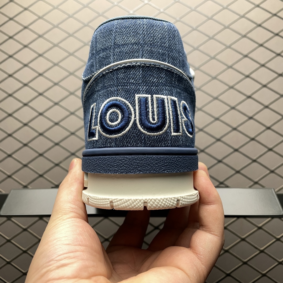 Denim Low-Top Casual Sneakers