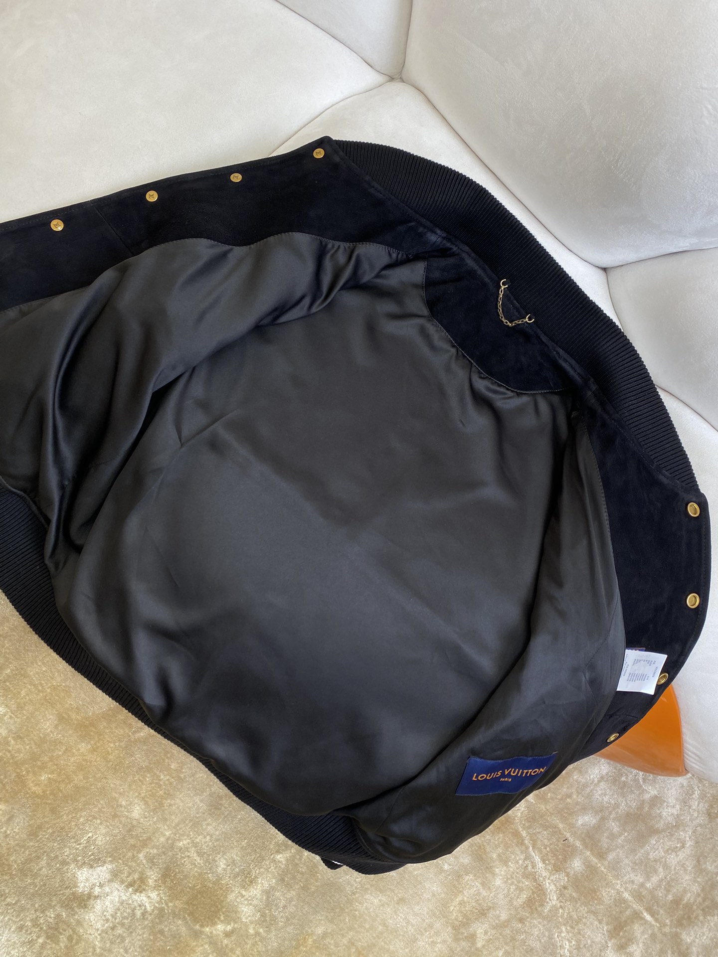 Rhinestone Suede Jacket