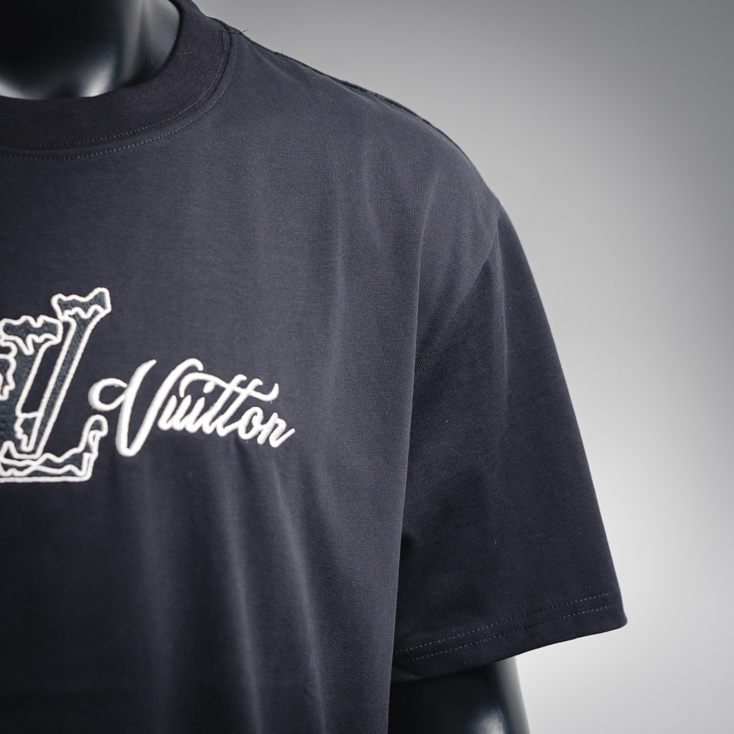 25ss Embroidered Logo Short Sleeve T-shirt