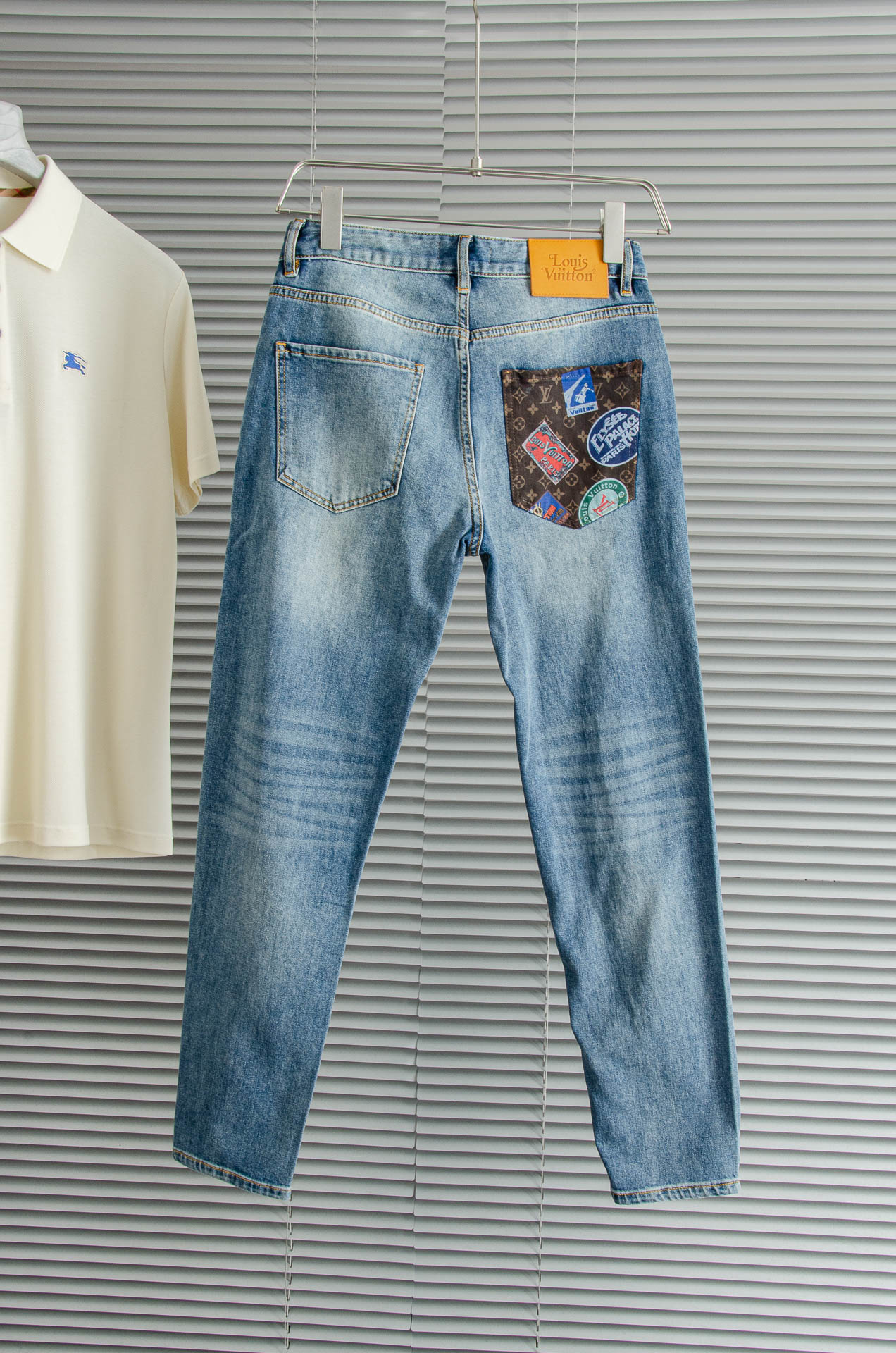 2025SS Men's Fashion Straight-Leg Denim Jeans