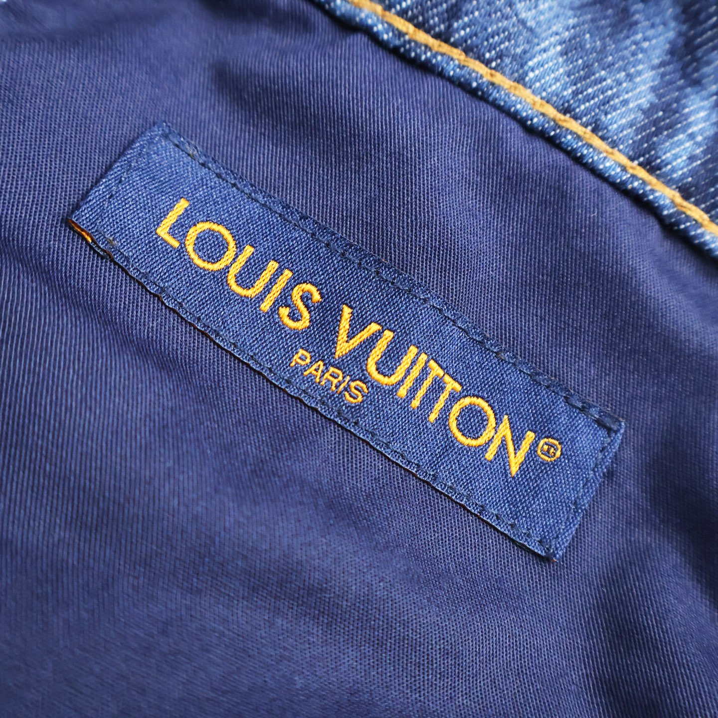 Men's Pixelated Tree Print Denim Jeans