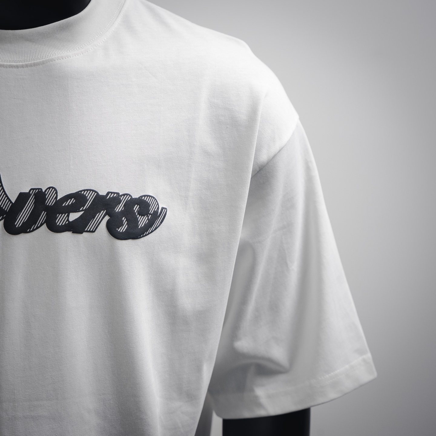 25SS Overlapping Letter Print Short Sleeve T-Shirt