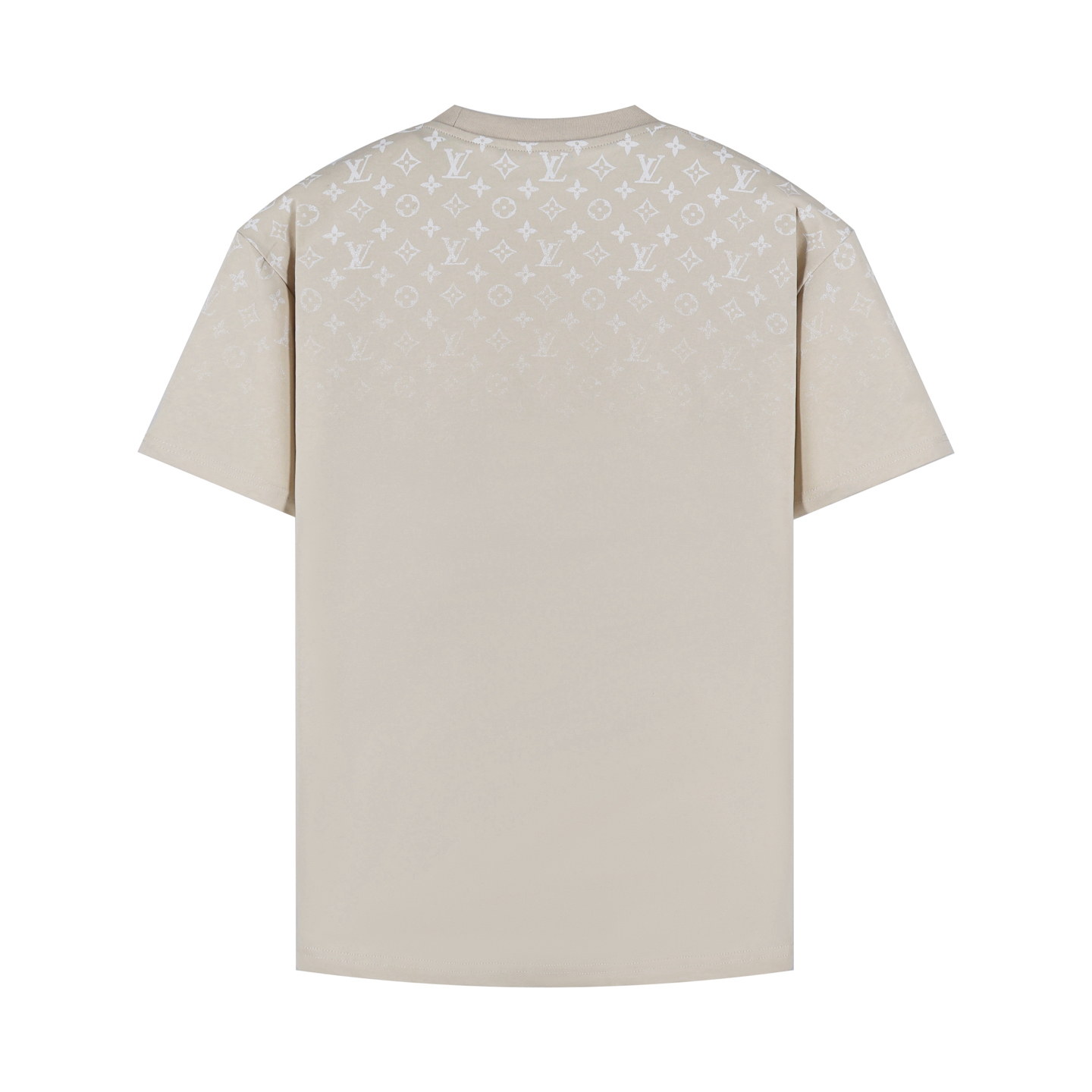 Full-print gradient short sleeves (apricot)