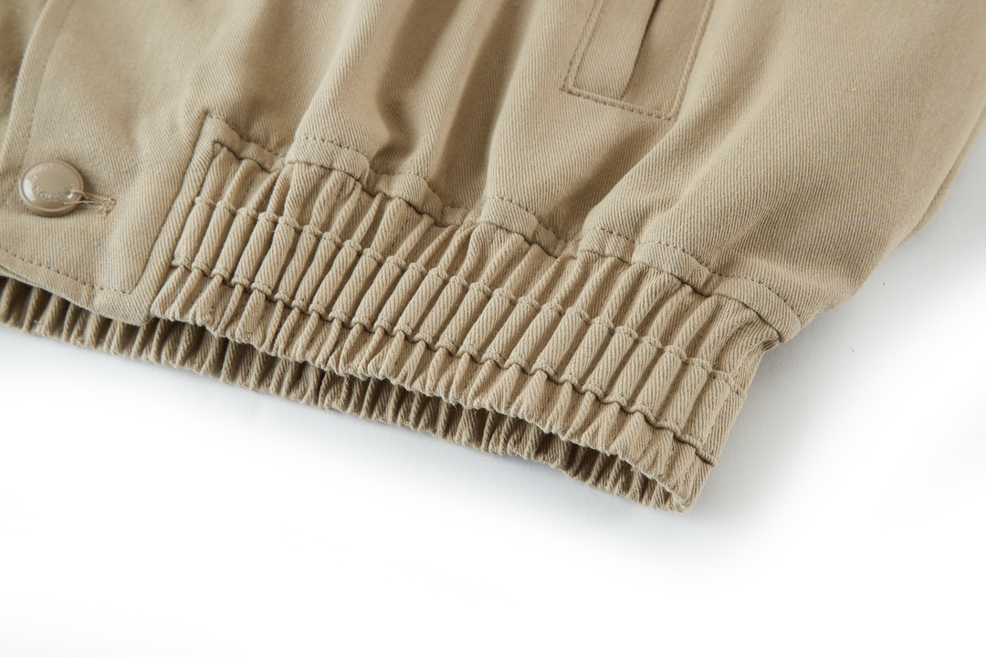 Embroidered Logo Cotton Varsity Jacket