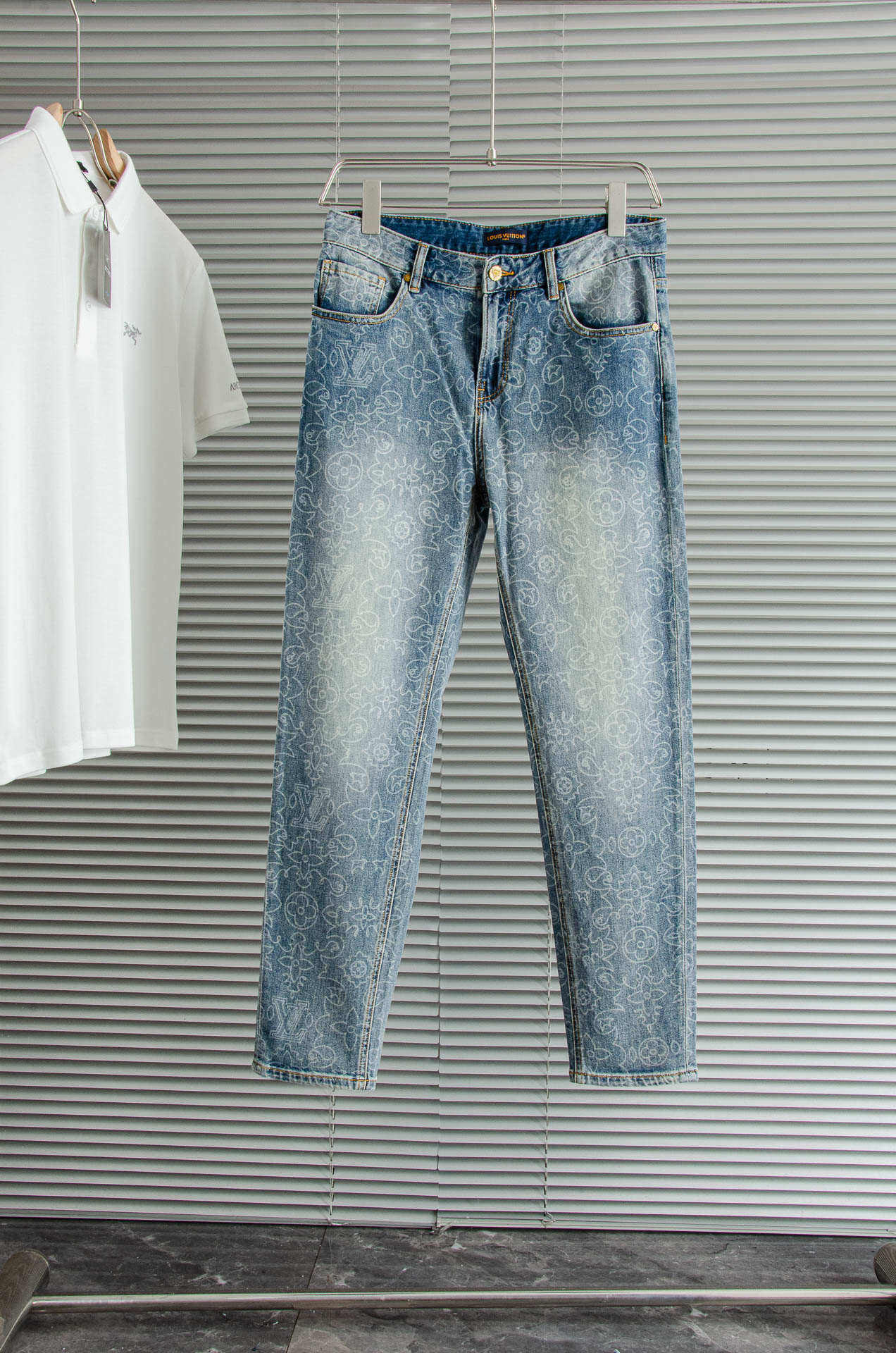2025SS Men's Fashion Straight-Leg Denim Jeans