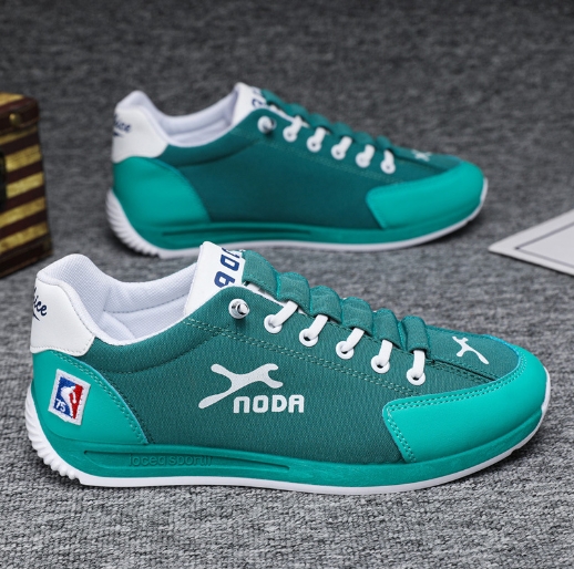 Breathable canvas shoes men's Korean version trendy sports and leisure running shoes