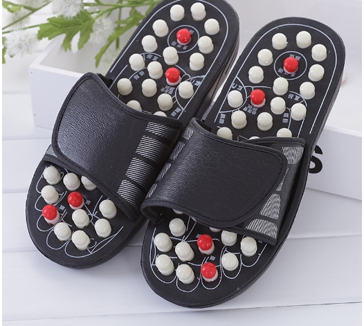 Foot acupressure massage slippers for daily use at home