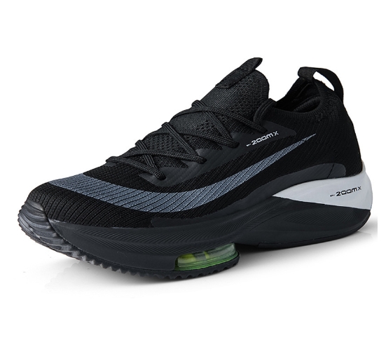 Air cushion cushioning running shoes for men, breathable fly woven sports shoes