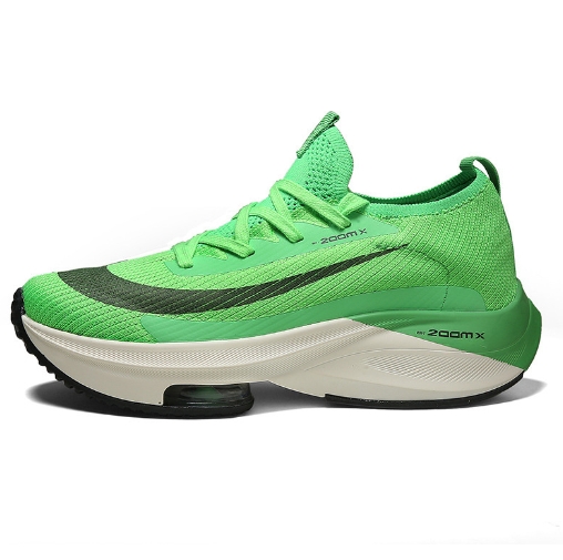 Air cushion cushioning running shoes for men, breathable fly woven sports shoes