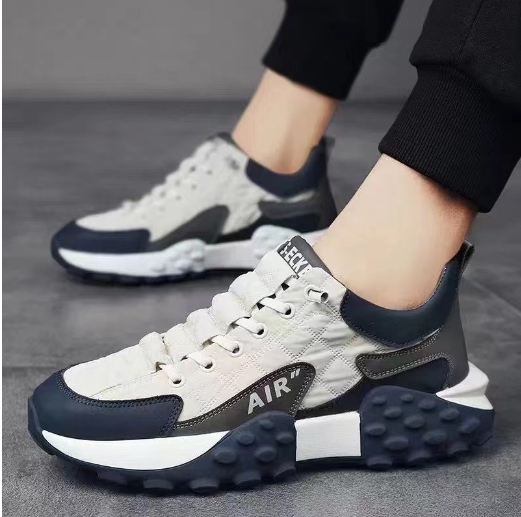 Low cut running shoes, trendy anti slip thick soled dad shoes, breathable sports shoes