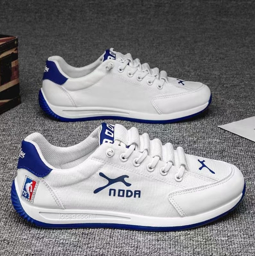 Breathable canvas shoes men's Korean version trendy sports and leisure running shoes