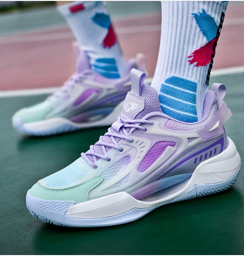 Children's basketball shoes, luminous youth men's sports shoes