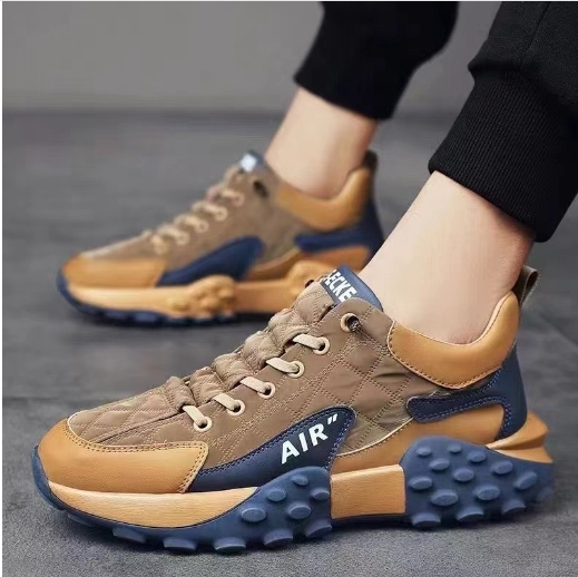 Low cut running shoes, trendy anti slip thick soled dad shoes, breathable sports shoes