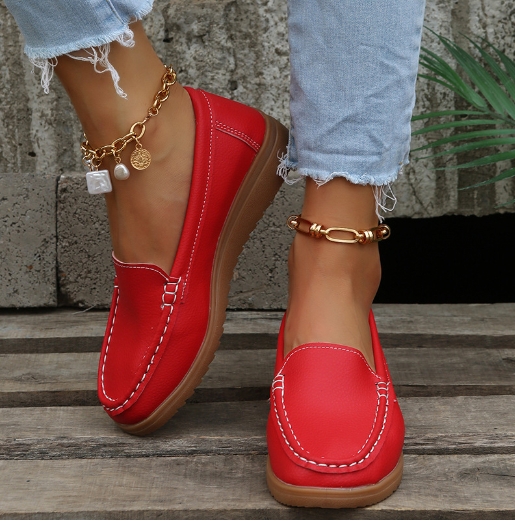 Soft Bottom Round Head Bean Flat Bottom Solid Color Simple Summer