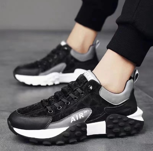 Low cut running shoes, trendy anti slip thick soled dad shoes, breathable sports shoes