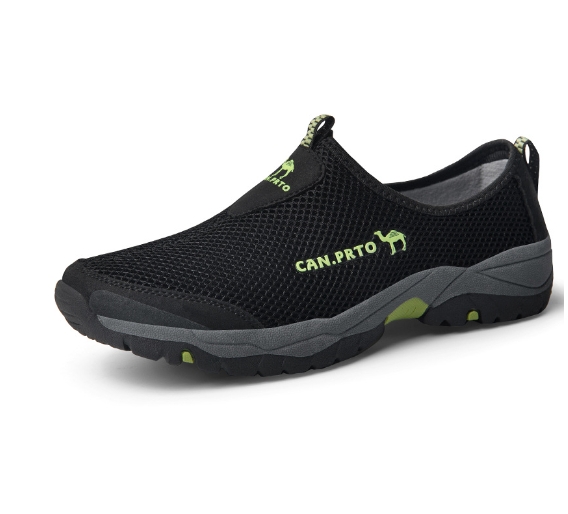 Breathable walking shoes for outdoor hiking, men's mesh shoes for the elderly, and healthy walking shoes