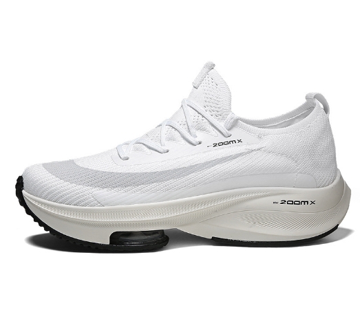 Air cushion cushioning running shoes for men, breathable fly woven sports shoes