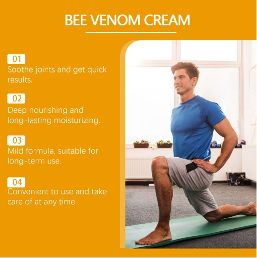 Soothing joint discomfort, knee, lumbar spine, shoulder and neck massage care cream
