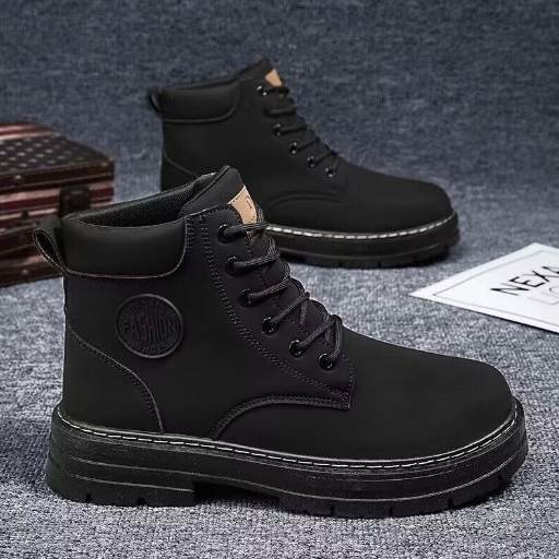 Martin boots men's shoes autumn new high top workwear boots British style