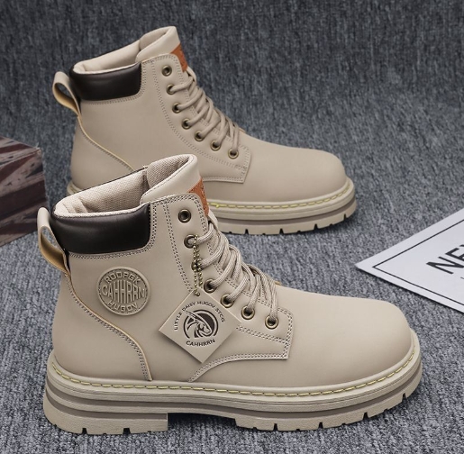 Martin boots men's shoes autumn new high top workwear boots British style