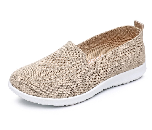 Breathable flat casual shoes for middle-aged and elderly mothers