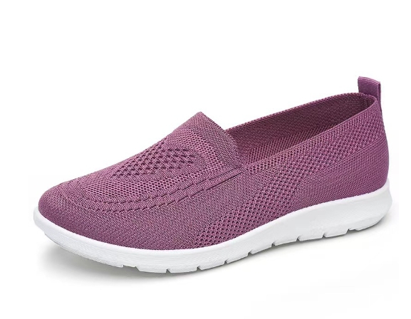 Breathable flat casual shoes for middle-aged and elderly mothers
