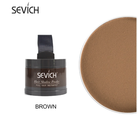 Thin hair covering powder on forehead, hair grooming, hairline filling, forehead hairline filling