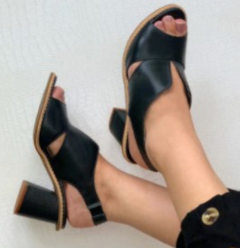 Fashionable Fish Mouth High Heels Women's Shoes Elegant Breathable Sandals Trendy