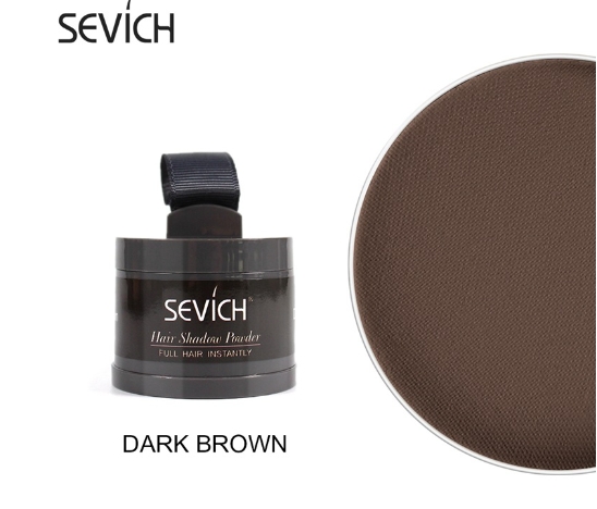 Thin hair covering powder on forehead, hair grooming, hairline filling, forehead hairline filling