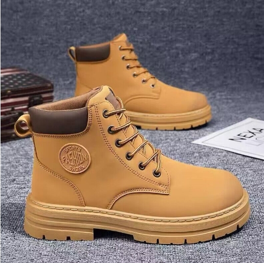 Martin boots men's shoes autumn new high top workwear boots British style
