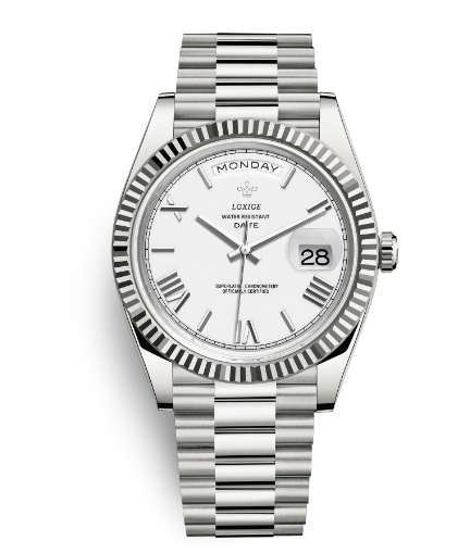 Weekly Calendar Watch Men's Japanese Imported Quartz Watch Waterproof Watch