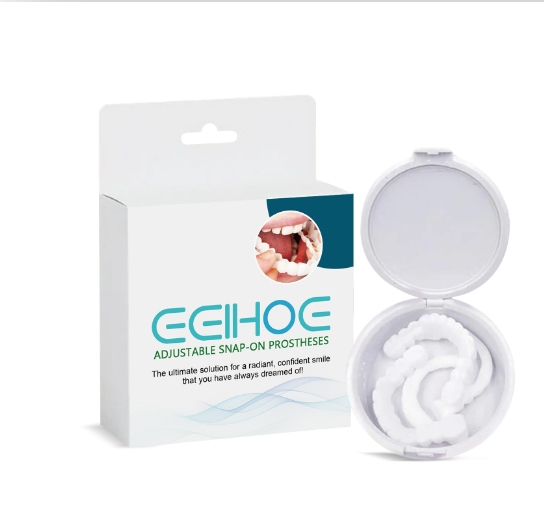 Orthodontic braces, dental restorations, filling gaps between teeth, and denture kits