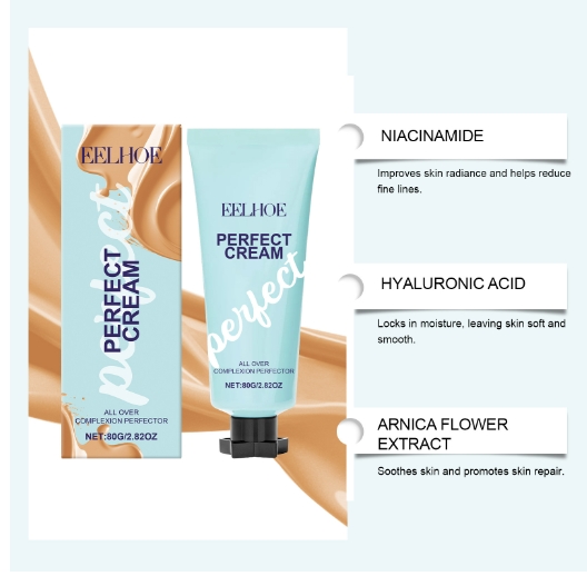 Facial brightening, natural, transparent, soft and moist, daily moisturizing and makeup holding concealer