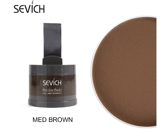 Thin hair covering powder on forehead, hair grooming, hairline filling, forehead hairline filling