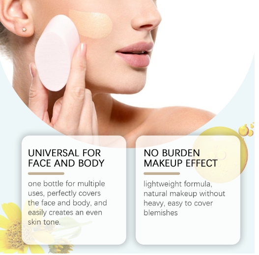 Facial brightening, natural, transparent, soft and moist, daily moisturizing and makeup holding concealer
