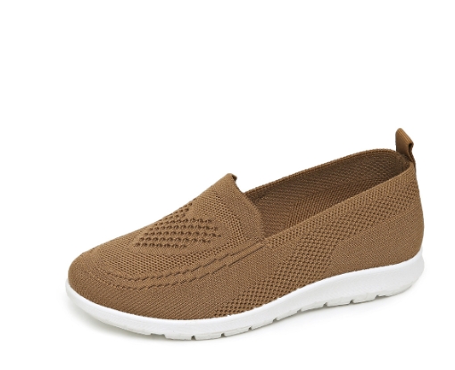 Breathable flat casual shoes for middle-aged and elderly mothers