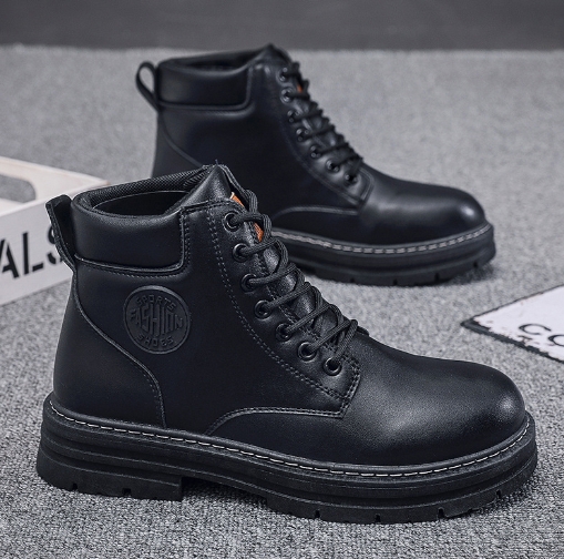Martin boots men's shoes autumn new high top workwear boots British style