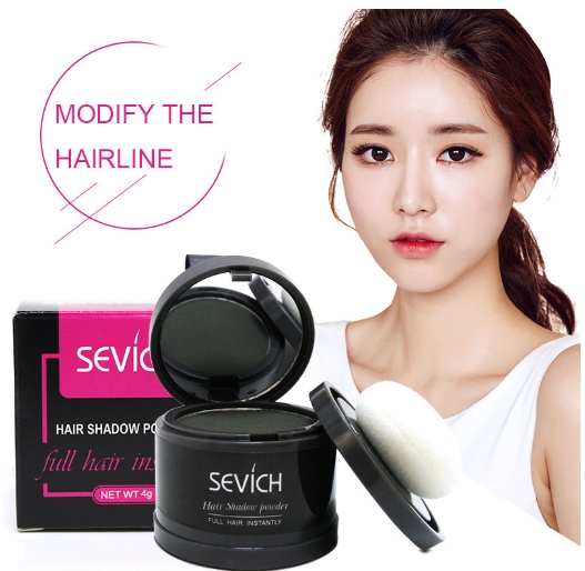 Thin hair covering powder on forehead, hair grooming, hairline filling, forehead hairline filling