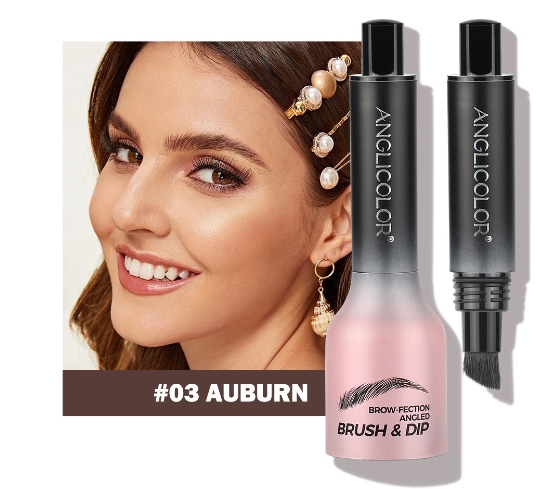 Pressing type fine brush eyebrow cream